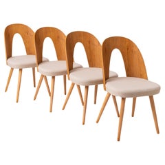 Set of 4 Mid Century Dining Chairs by A.Šuman, Customizable Upholstery Available