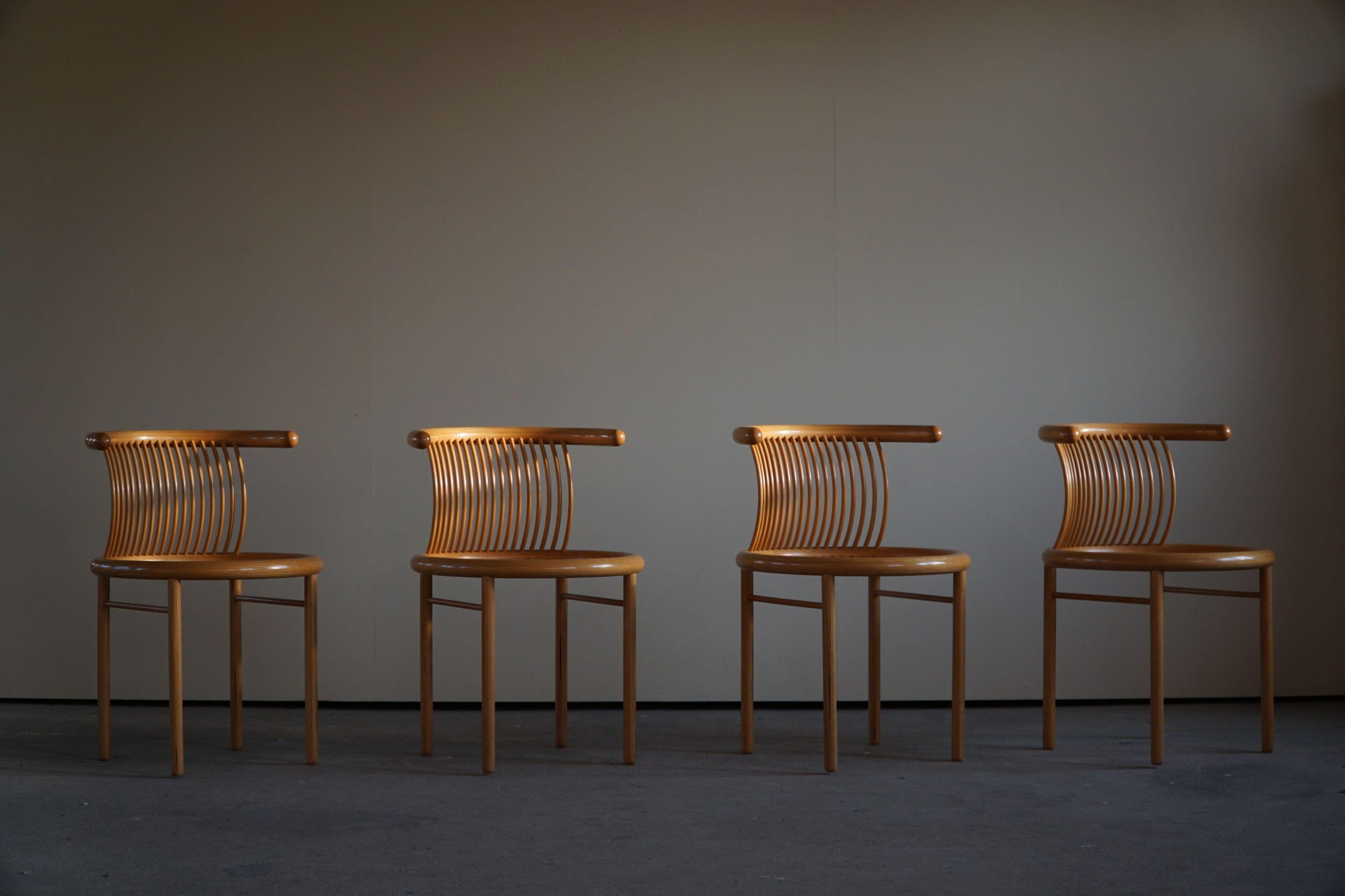 Set of 4 Mid-Century Dining Chairs by Helmut Lubke, Germany, 1960s 6