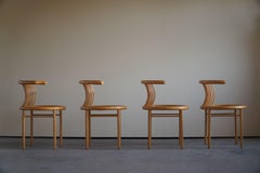 Set of 4 Mid-Century Dining Chairs by Helmut Lubke, Germany, 1960s