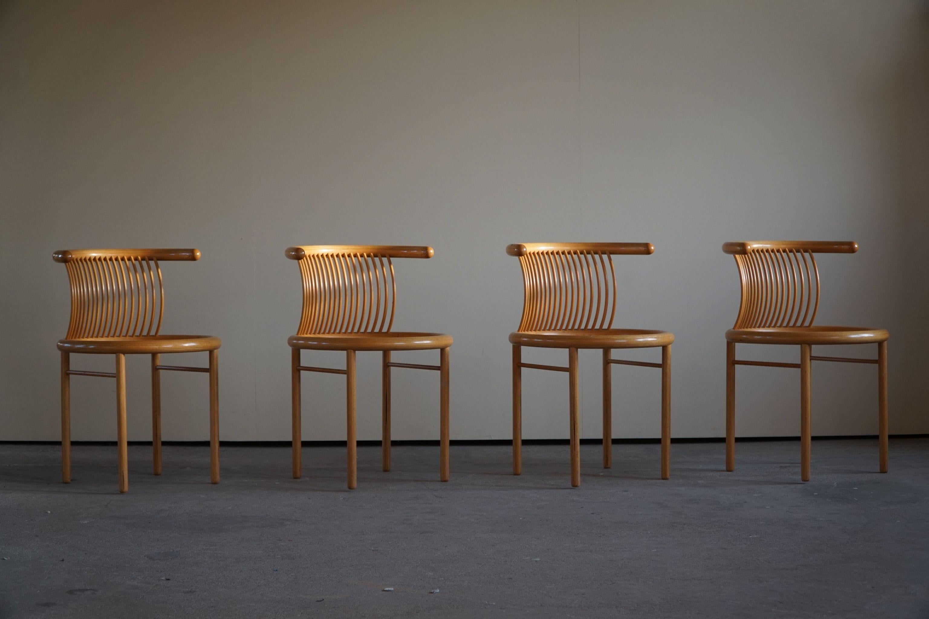 Set of 4 Mid-Century Dining Chairs by Helmut Lubke, Germany, 1960s 3