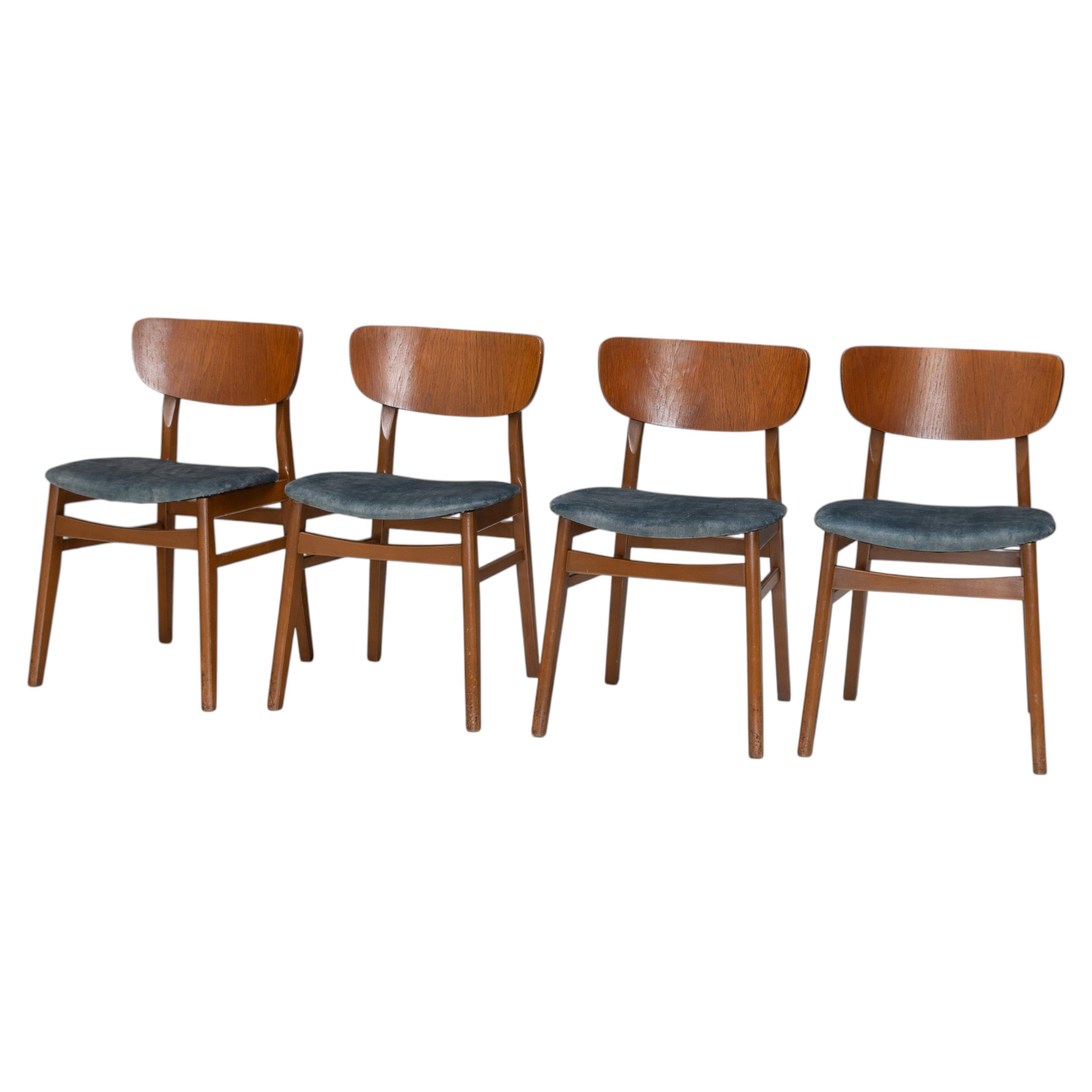 Set of 4 Mid-Century Dining Chairs