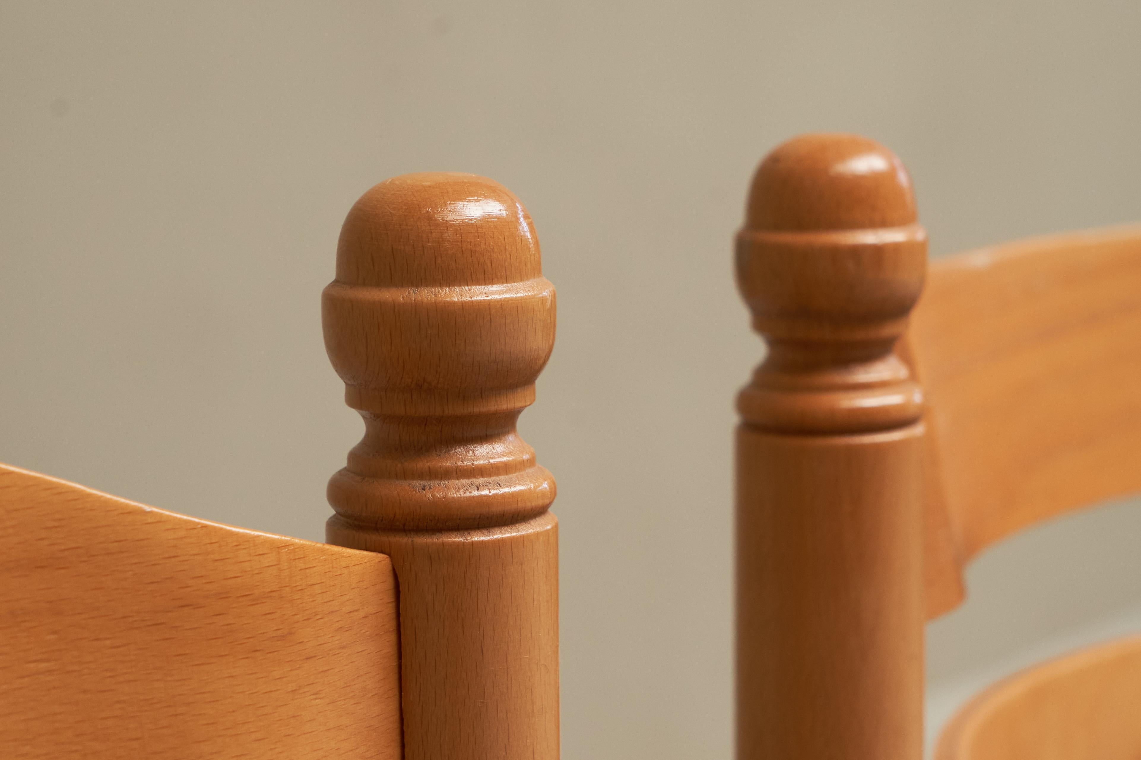 Ensemble de 4 chaises de salle à manger du milieu du siècle en Beeche 1970 Bon état - En vente à Meer, VAN