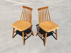 Set of 4 Mid Century Dining Room Chairs in style of Ilmari Tapiovaara
