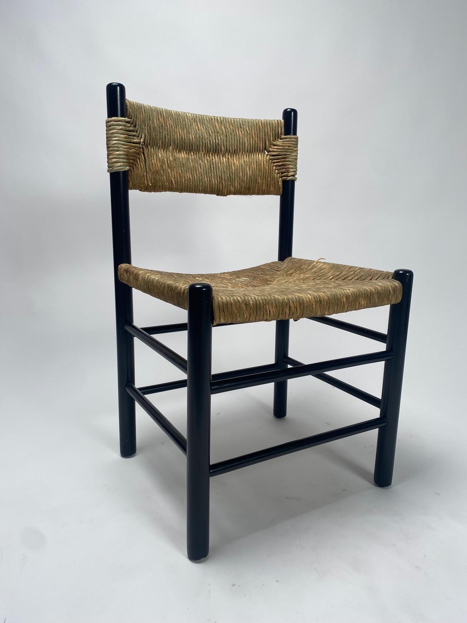 Satz von 4 Stühlen „Dordogne“ aus der Mitte des Jahrhunderts im Stil von Charlotte Perriand, 1960er Jahre (Moderne der Mitte des Jahrhunderts) im Angebot