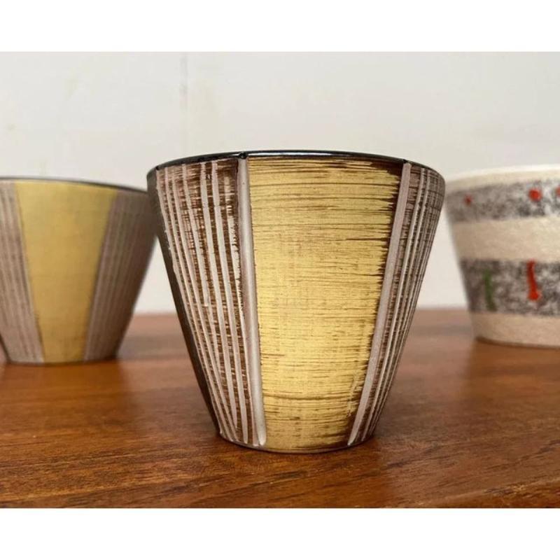 Set di 4 fioriere tedesche di metà secolo in ceramica, anni '60 in vendita 5