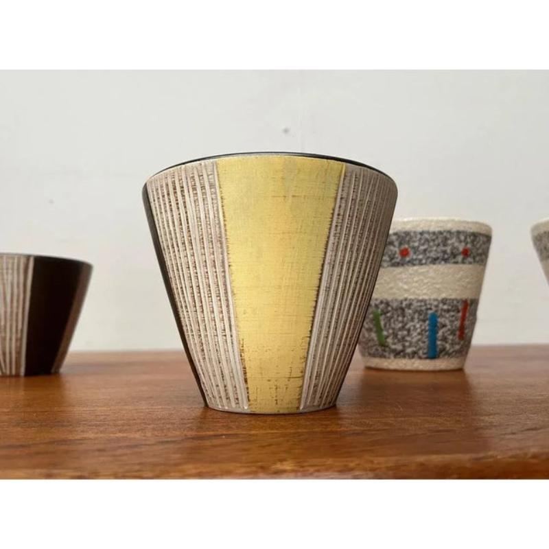 Set di 4 fioriere tedesche di metà secolo in ceramica, anni '60 in vendita 1