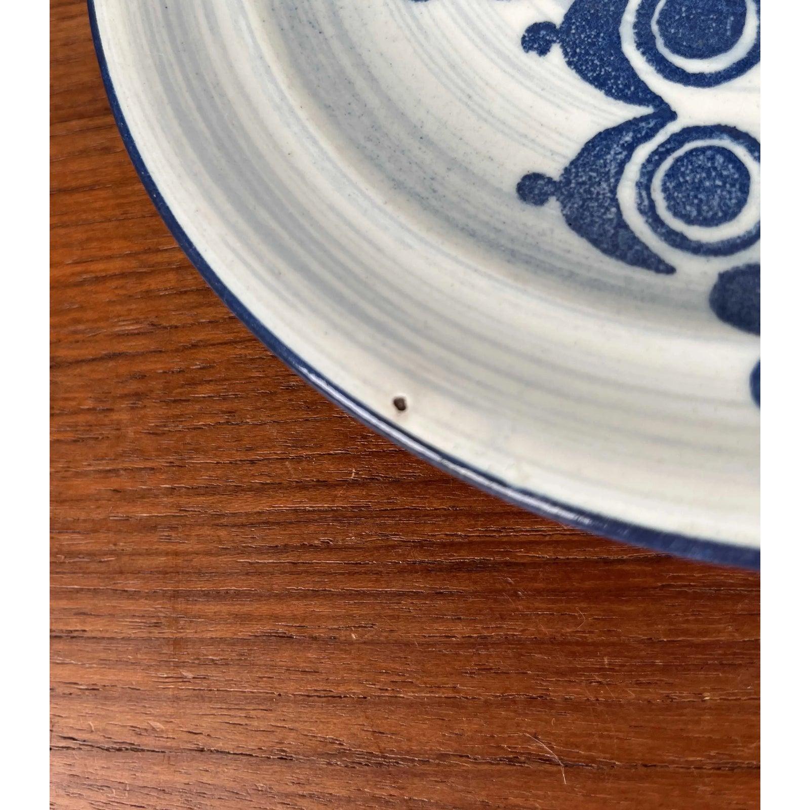 Set of 4 Mid-Century German Ceramic Plates from Ceramano, 1960s For Sale 5