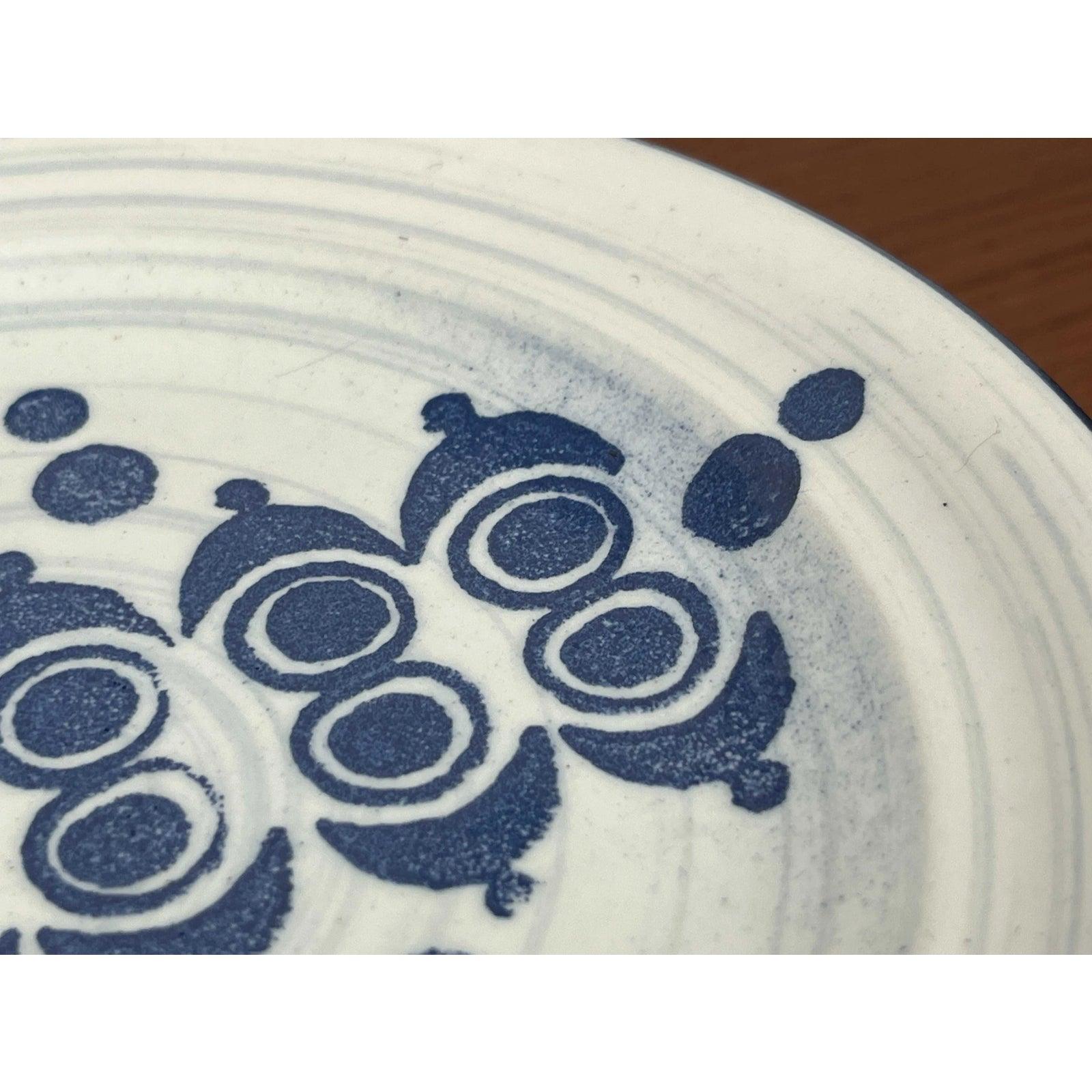 Set of 4 Mid-Century German Ceramic Plates from Ceramano, 1960s For Sale 1