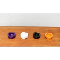 Juego de 4 Cuencos o Ceniceros Ulmer Welle de la Era Espacial Alemana de Mediados de Siglo, Años 60