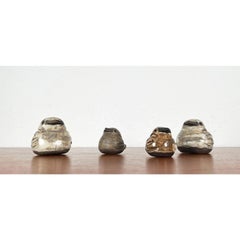 Set of 4 Mid-Century German Studio Pottery Sparrow Figurines by Bärbel Bach