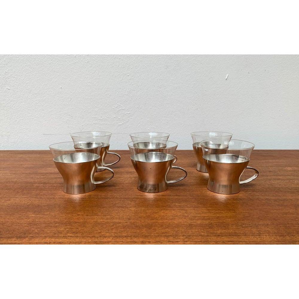 Ensemble de 4 verres à thé allemands du milieu du siècle de WMF, années 1960 Excellent état - En vente à Hamburg, DE