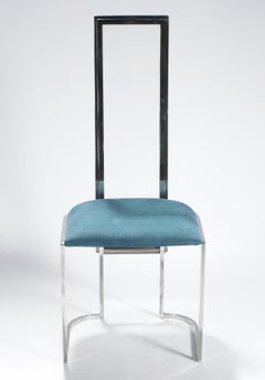 Set of 4 Midcentury Italian Lucite Green Chairs, 1970s