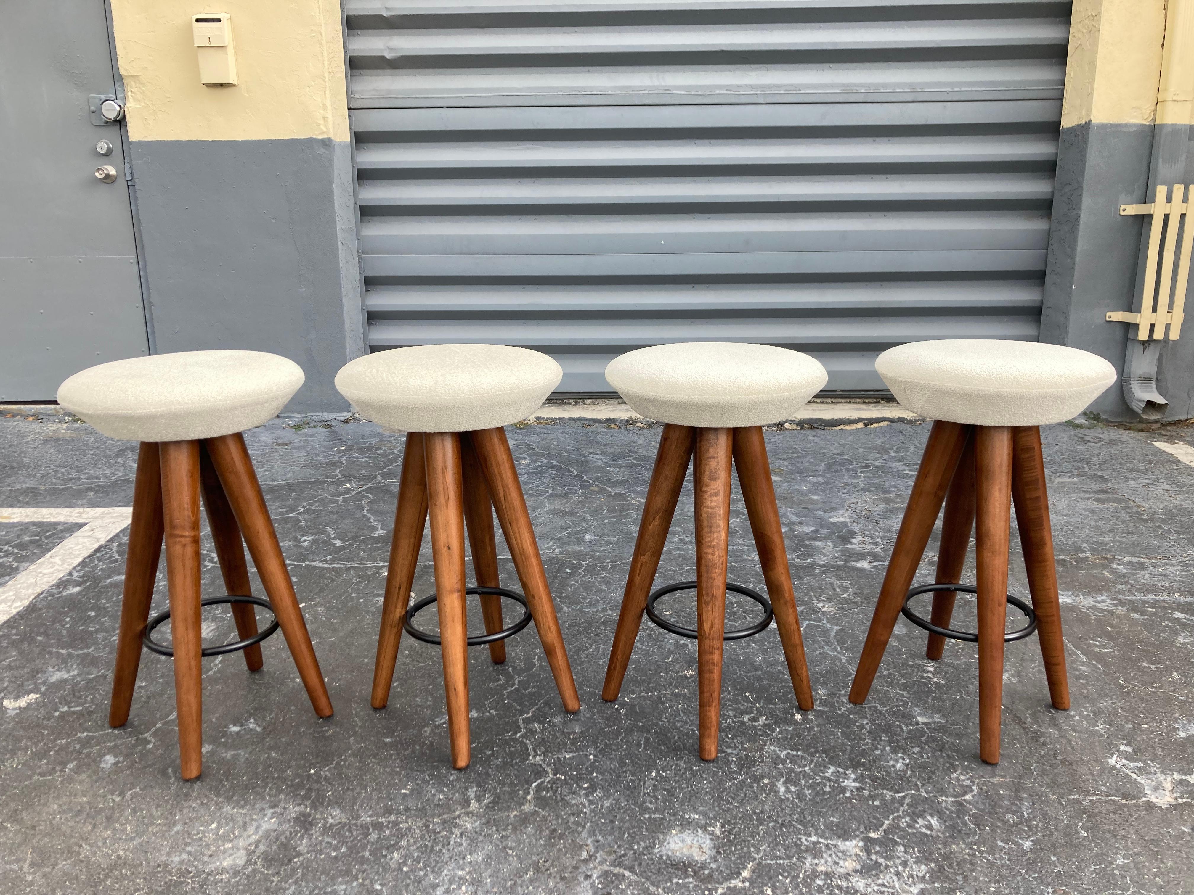 mid century stools for sale