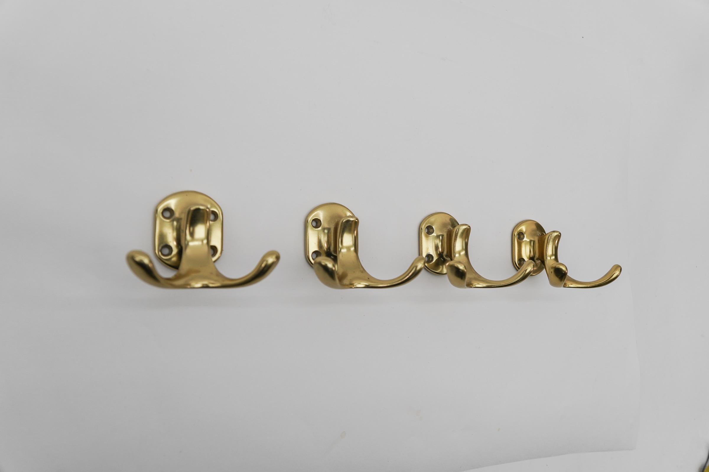 modern brass hooks