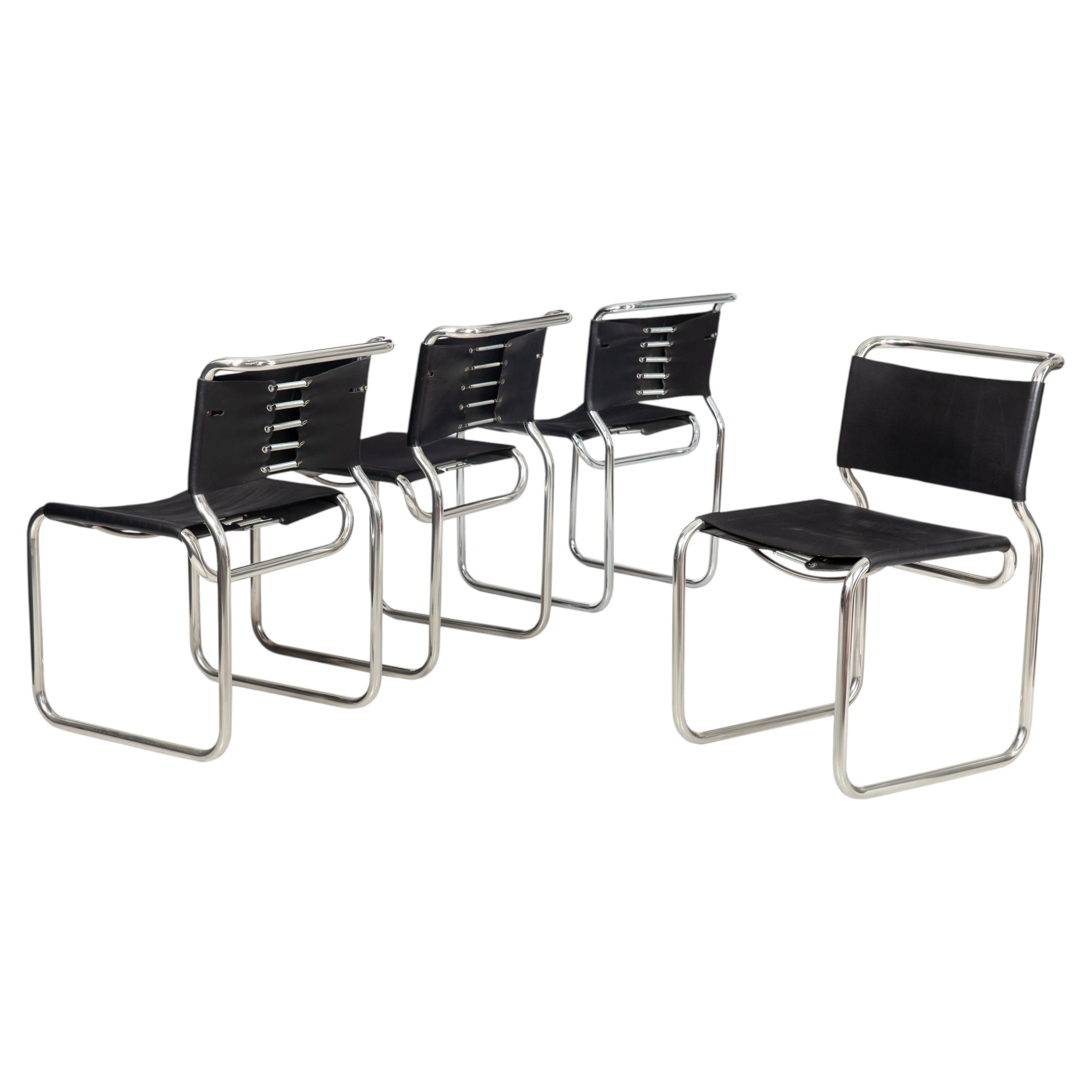 Set of 4 Mid Century Modern “CH66" Dining Chairs by Nicos Zographos