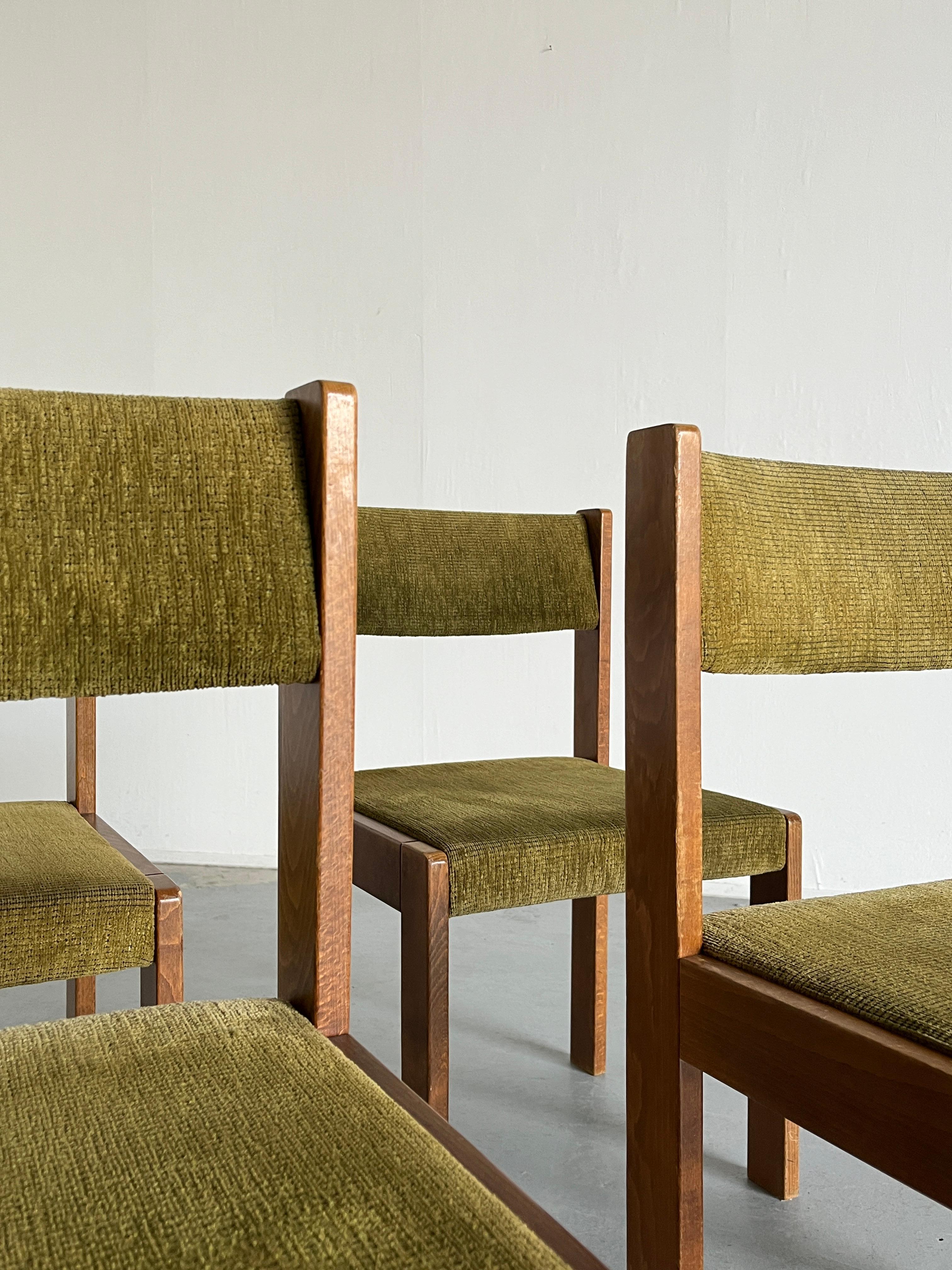 Set of 4 Mid-Century Modern Constructivist Dining Chairs by Wiesner Hager, 1960s In Good Condition In Zagreb, HR