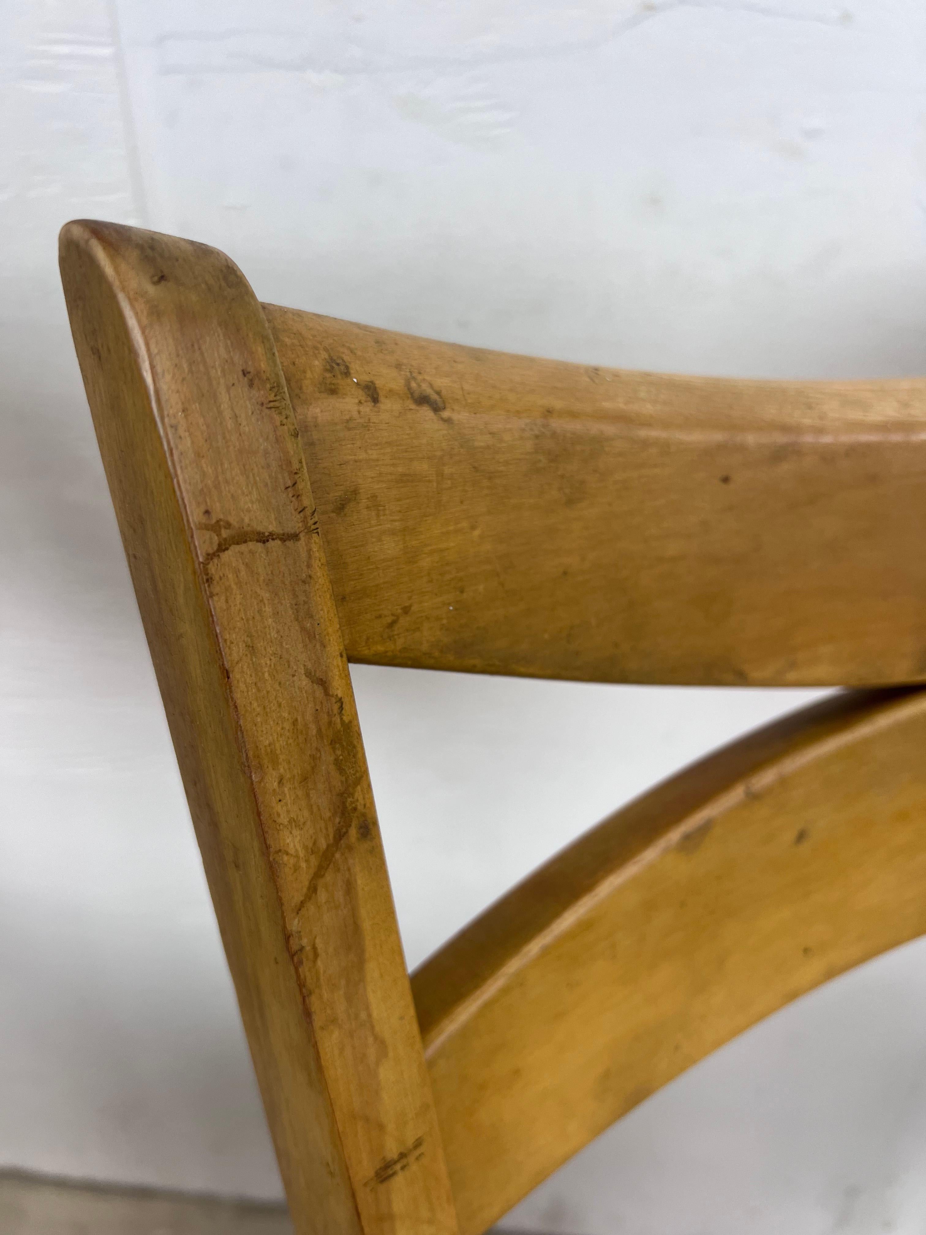 Set of 4 Mid-Century Modern Dining Chairs by Heywood Wakefield 1