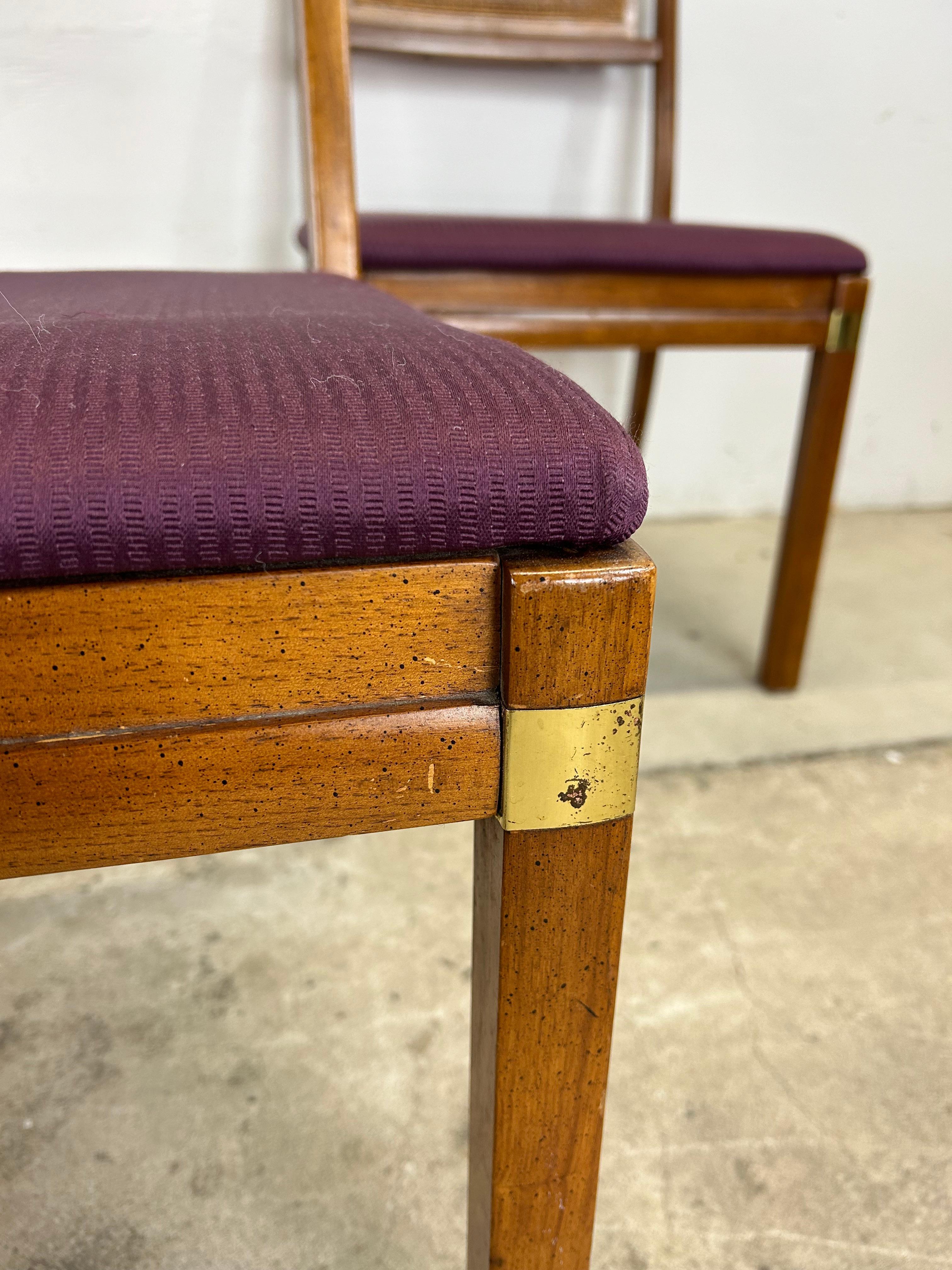 Ensemble de 4 chaises de salle à manger Modernity à dossier canné en vente 3