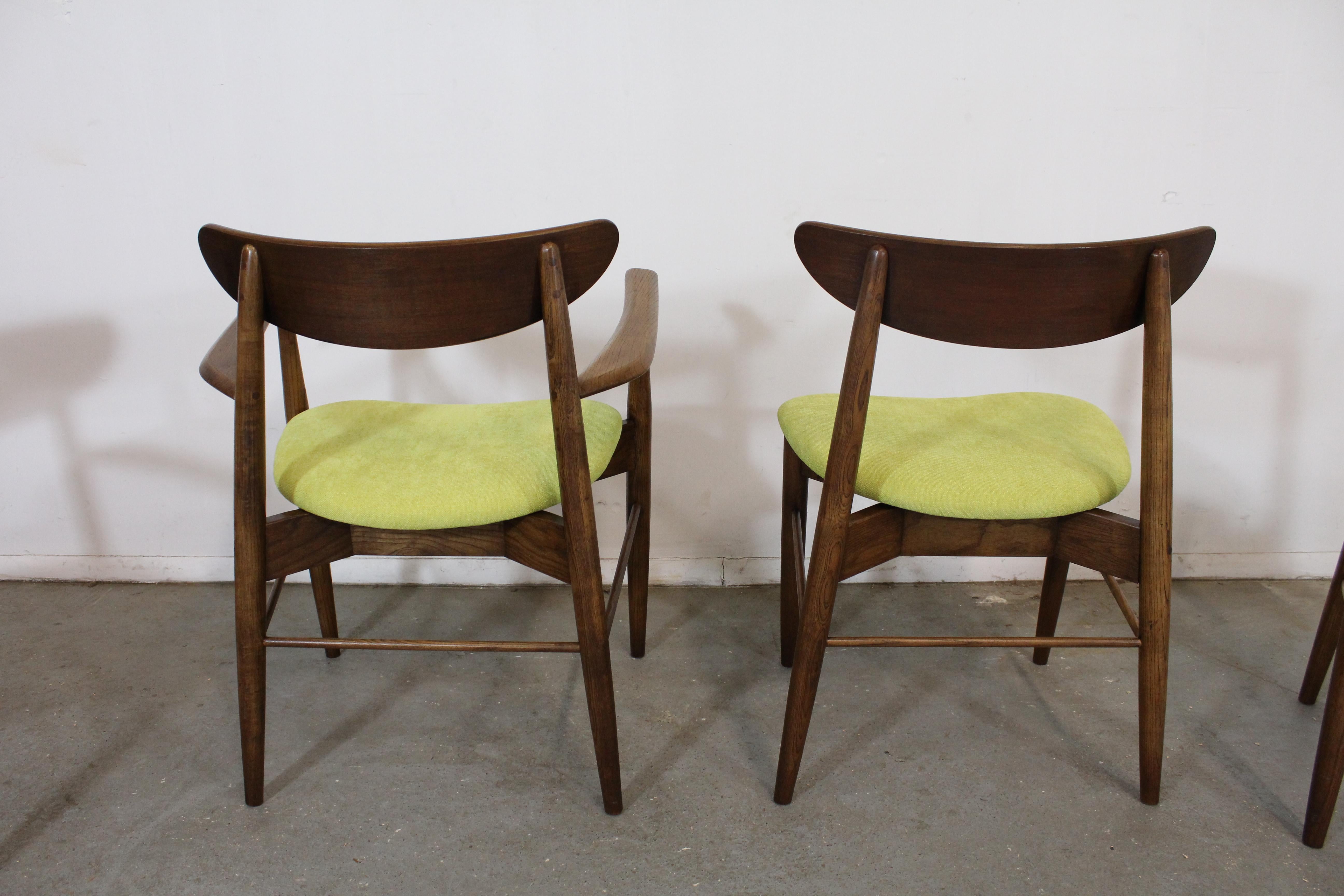 Set of 4 Mid-Century Modern H Paul Browning Shell Back Dining Chairs 2
