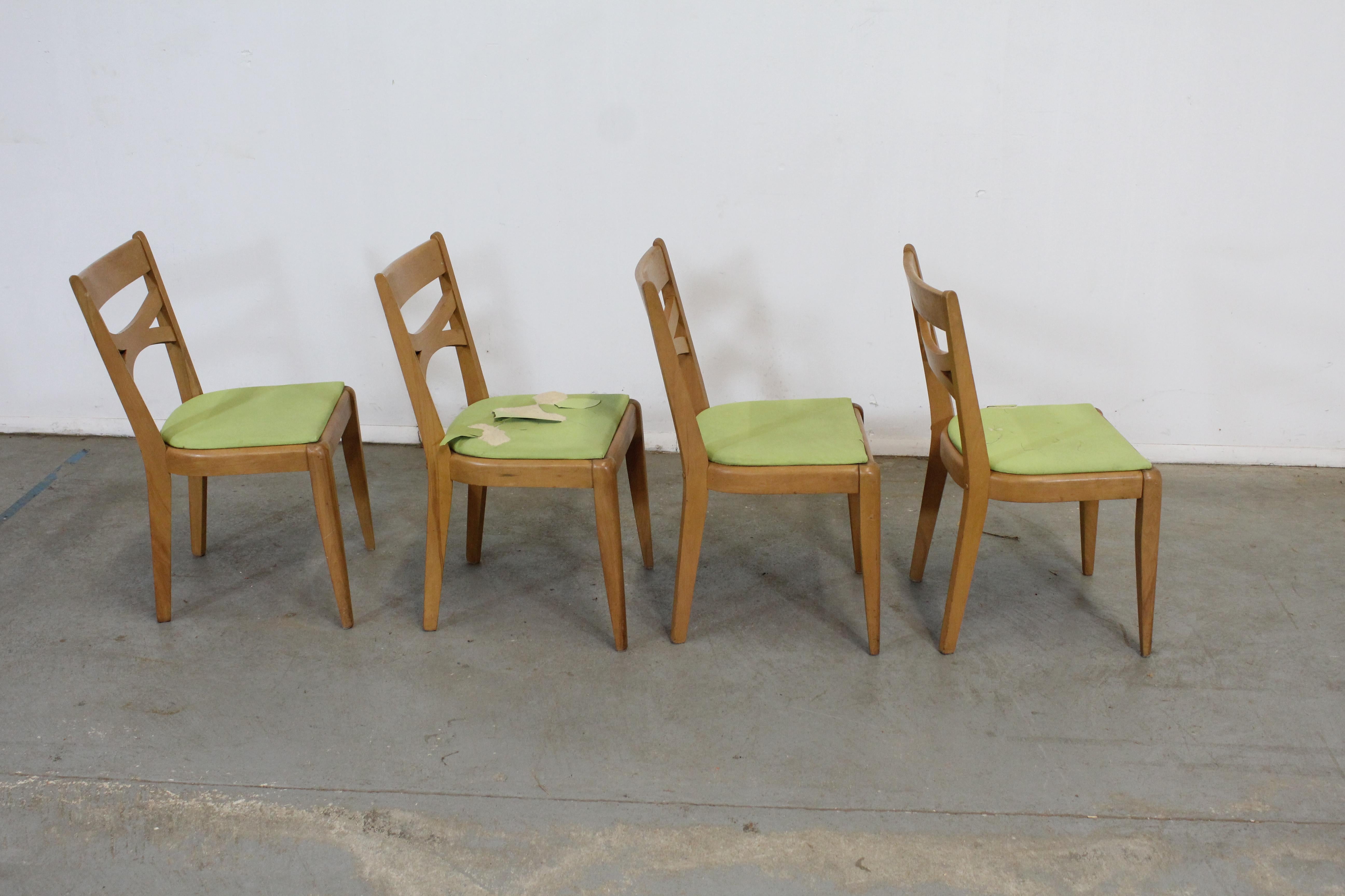 Set of 4 Mid-Century Modern Heywood Wakefield Dining Chairs 4