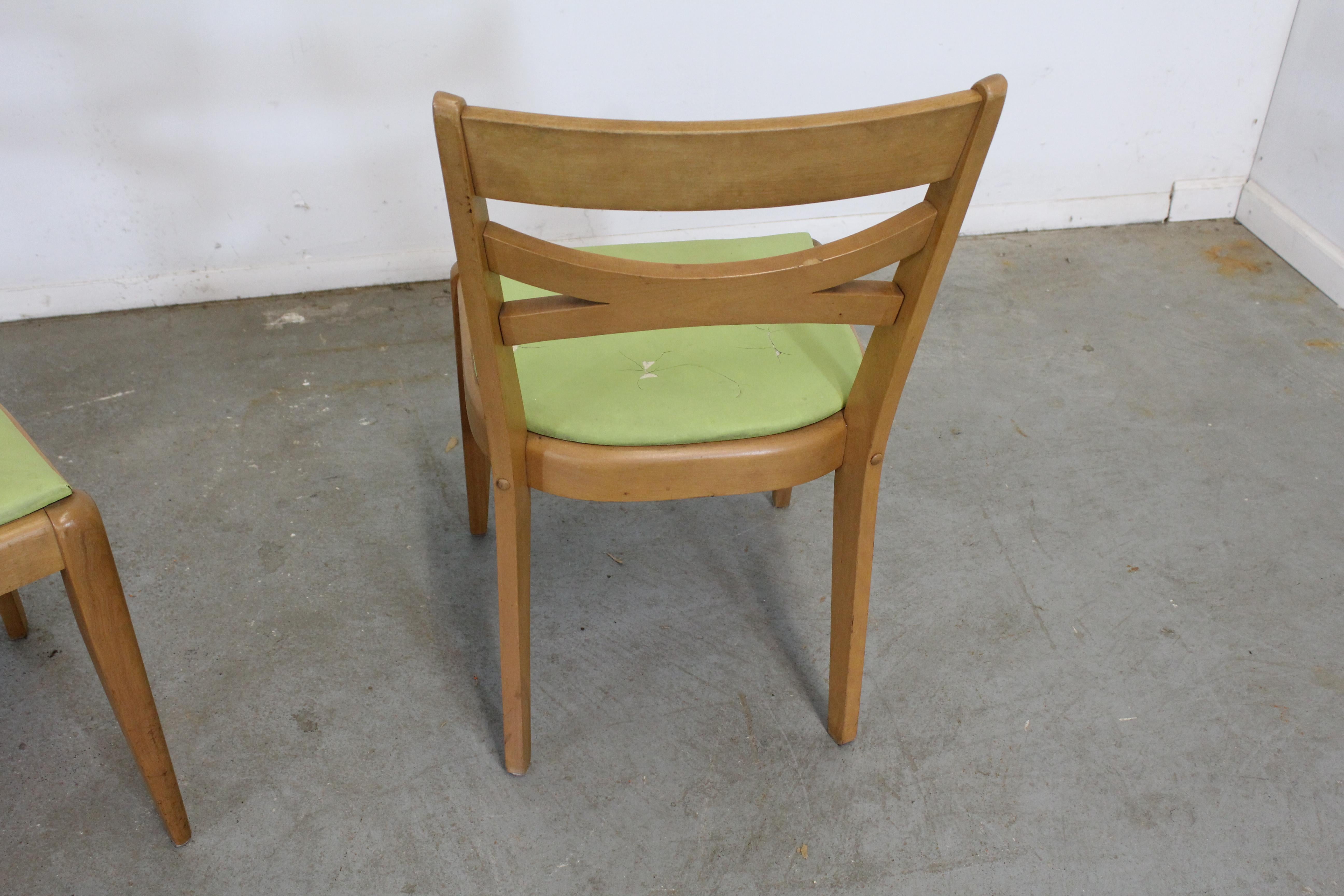 Set of 4 Mid-Century Modern Heywood Wakefield Dining Chairs 3
