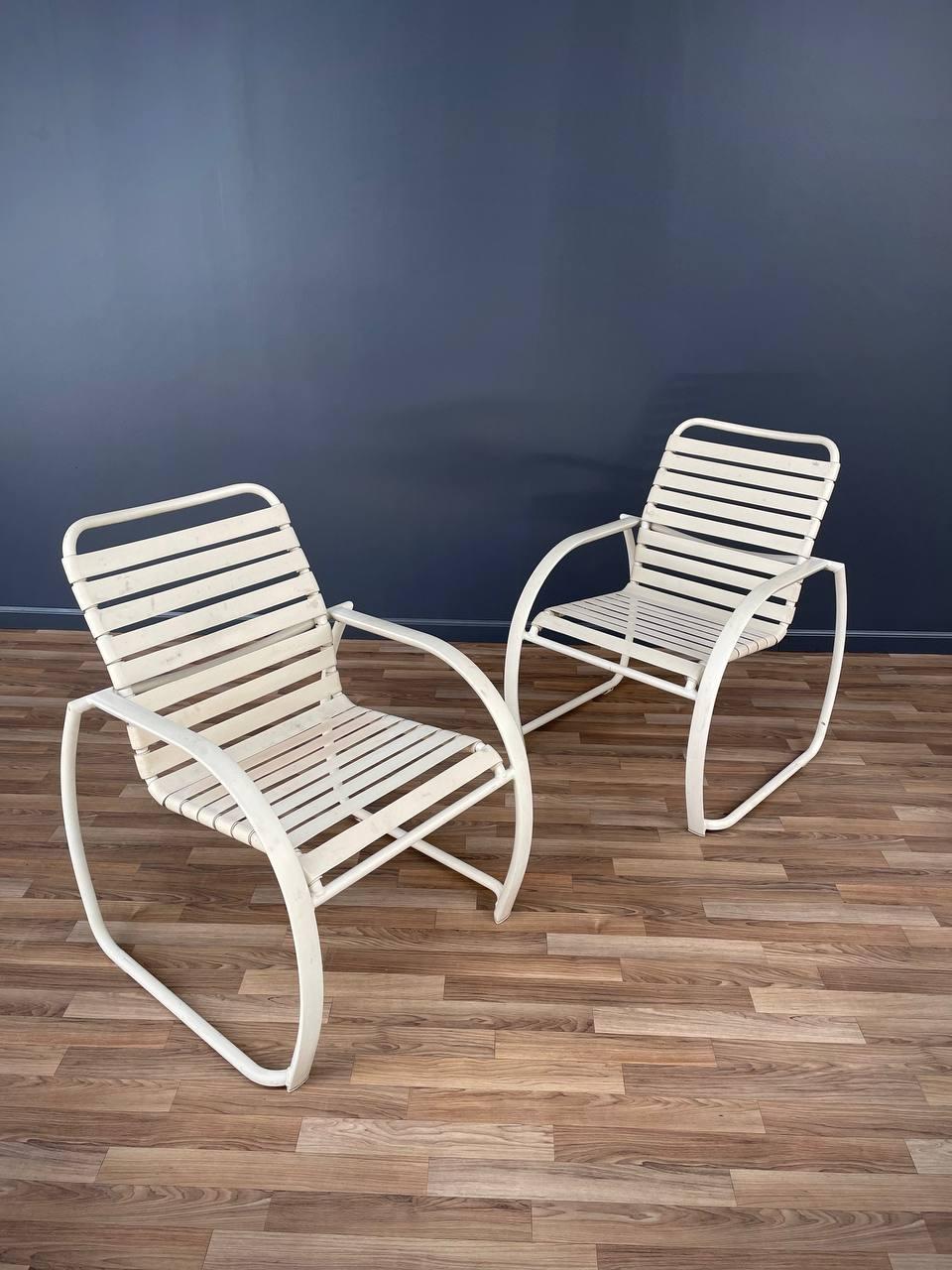 Set of 4 Mid-Century Modern Outdoor Patio Chairs by Tropitone 1