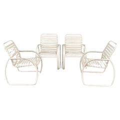 Set of 4 Mid-Century Modern Outdoor Patio Chairs by Tropitone