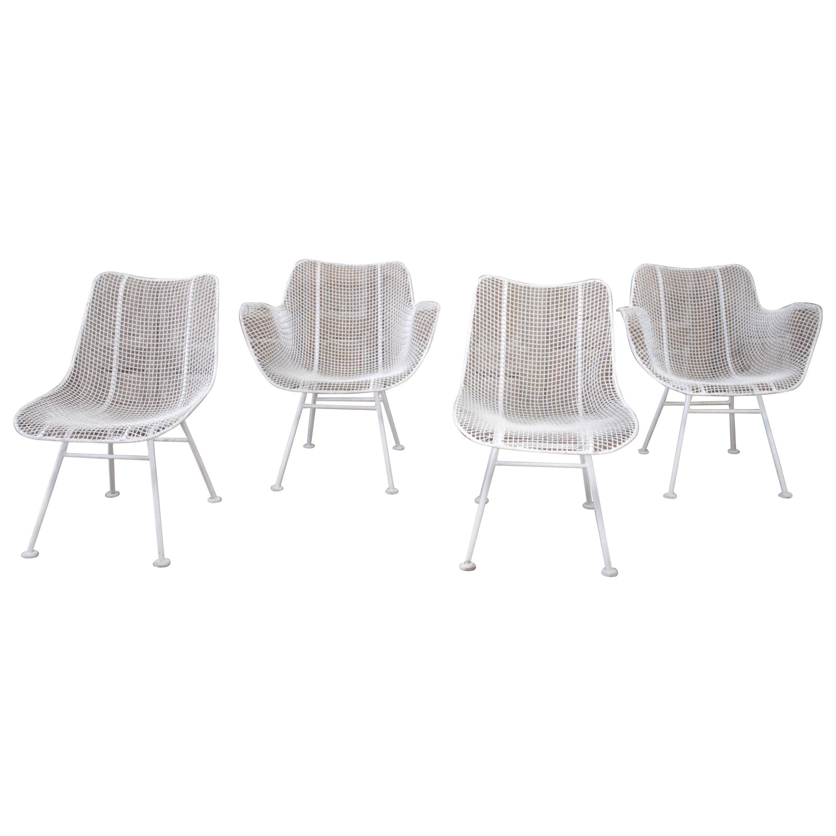 Set of 4 Mid-Century Modern John Woodard Sculptura Chairs