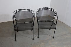 Set of 4 Mid-Century Modern Salterini Curve Back Outdoor Chairs C