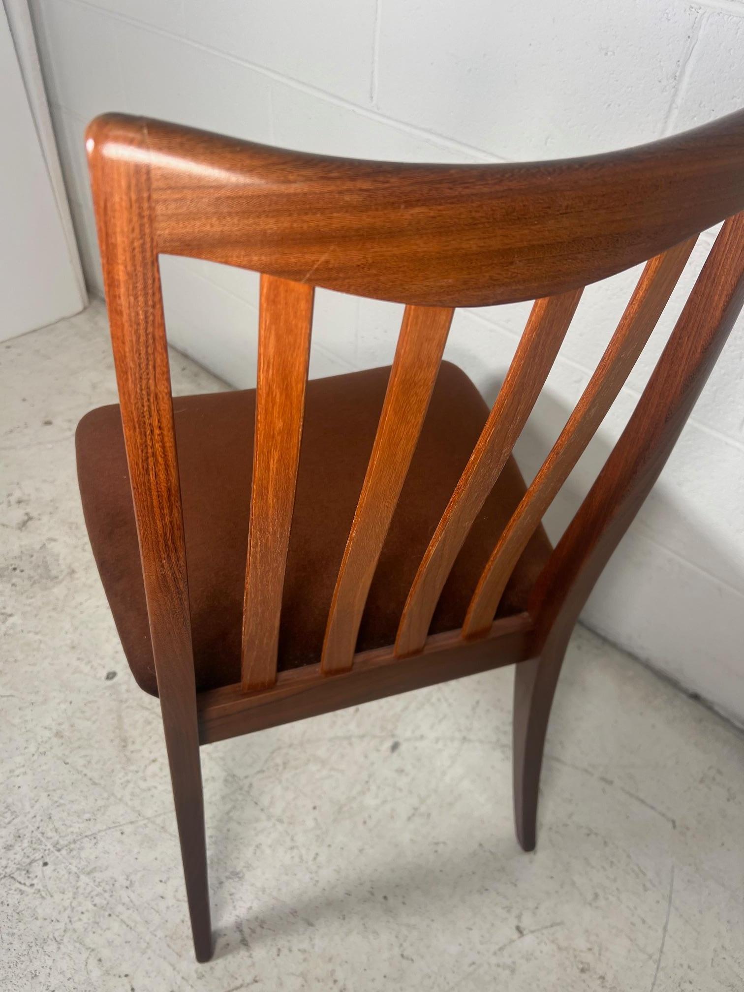 Set Of 4 Mid Century Modern Teak Dining Chairs By G Plan 7