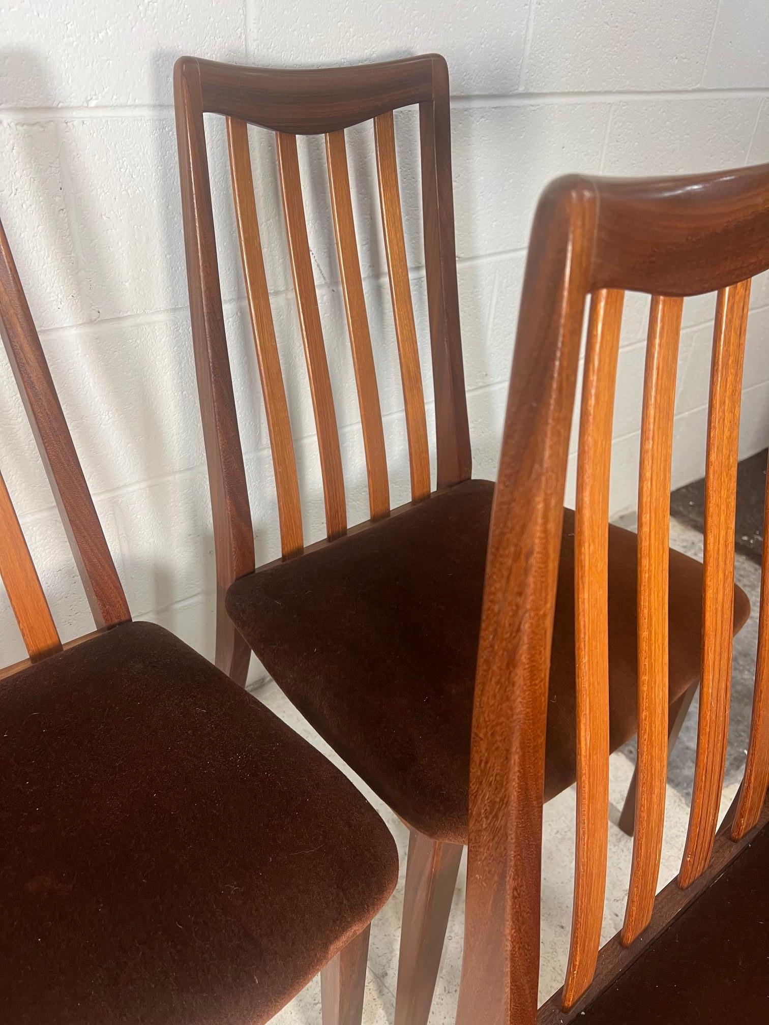 Mid-Century Modern Set Of 4 Mid Century Modern Teak Dining Chairs By G Plan For Sale