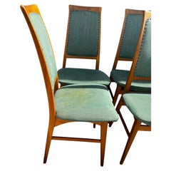 Satz von 4 Mid Century Modern Teak Schwedische Esszimmerstühle