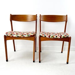 Set of 4 Mid-Century Modern Teak Wood Dining Chairs by Johannes Andersen