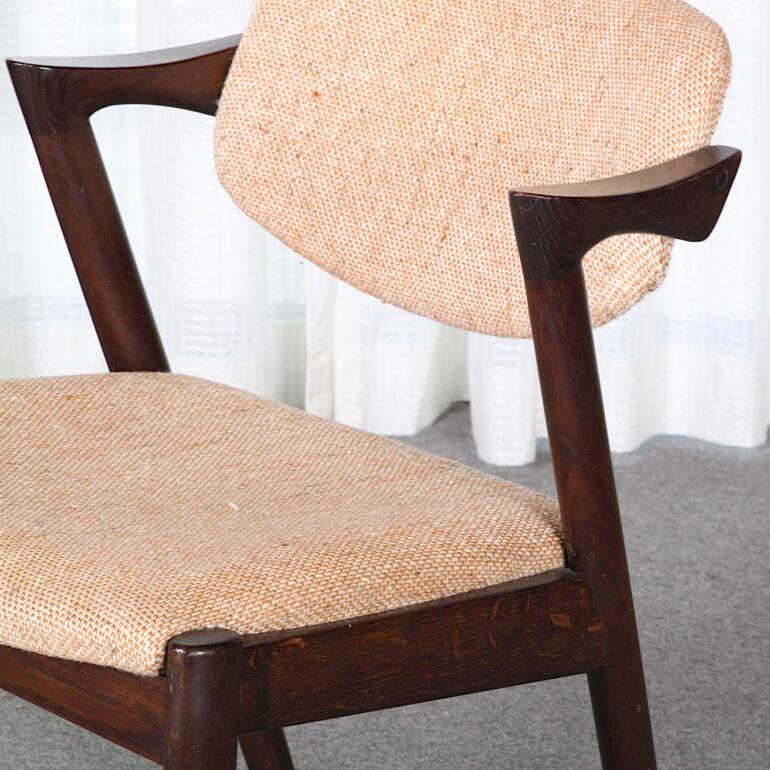 Danish Set of 4 Mid-Century Modern Z Chairs by Kai Kristiansen C.1960's