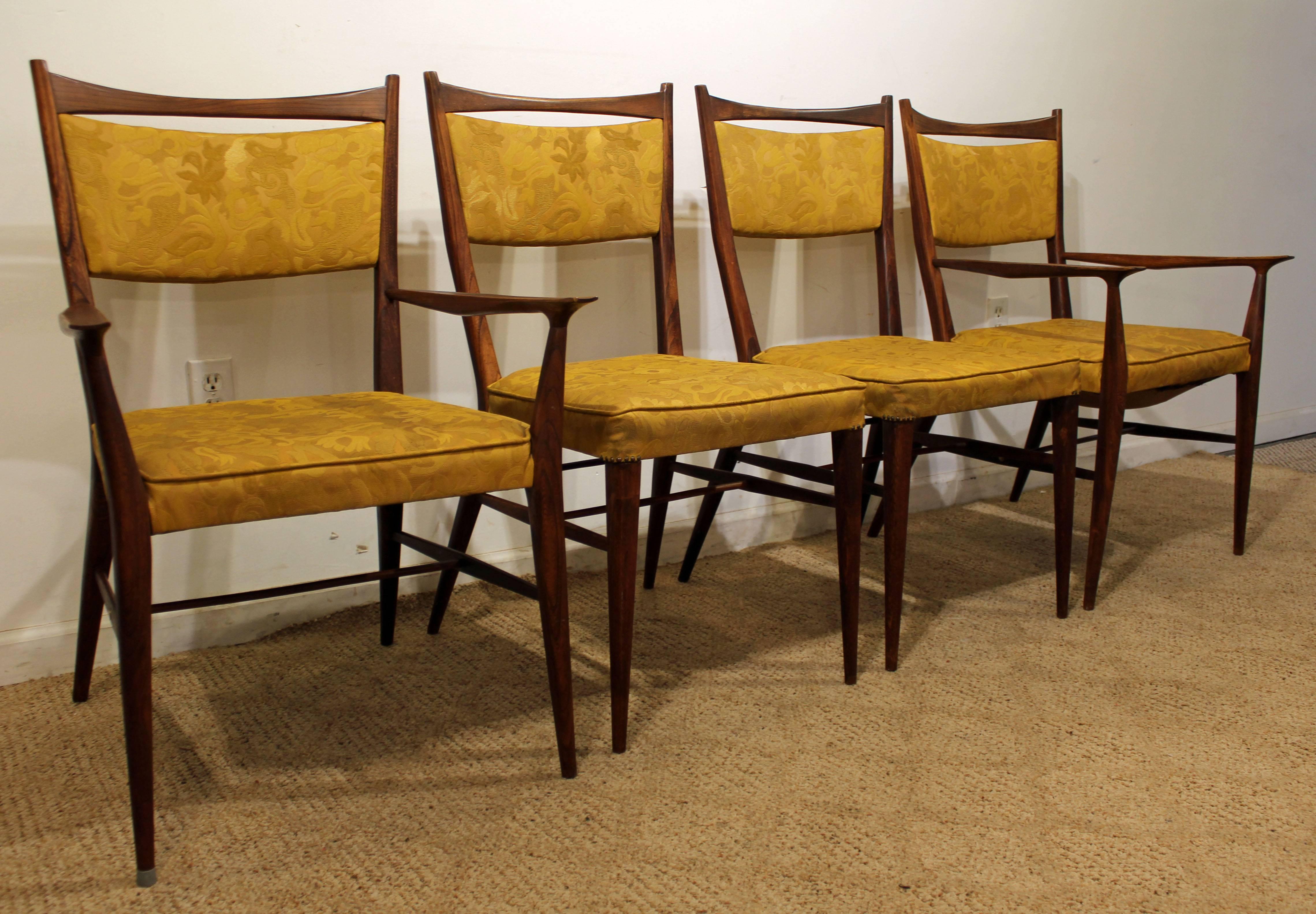 Mid-Century Modern Set of Four Midcentury Paul McCobb Irwin for Calvin Dining Chairs