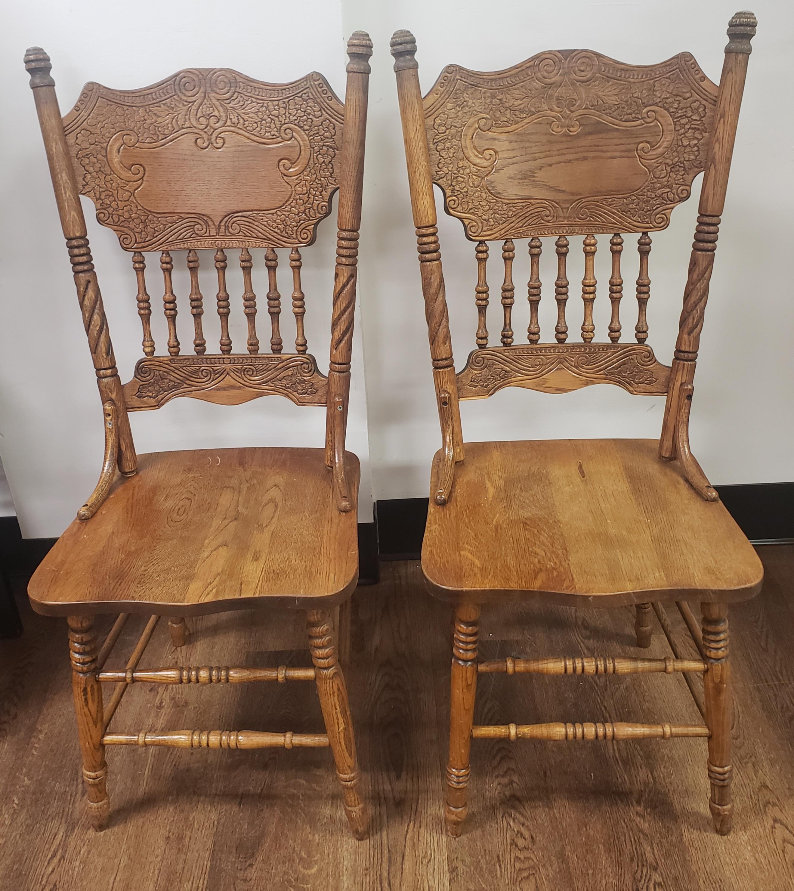 oak chairs for sale