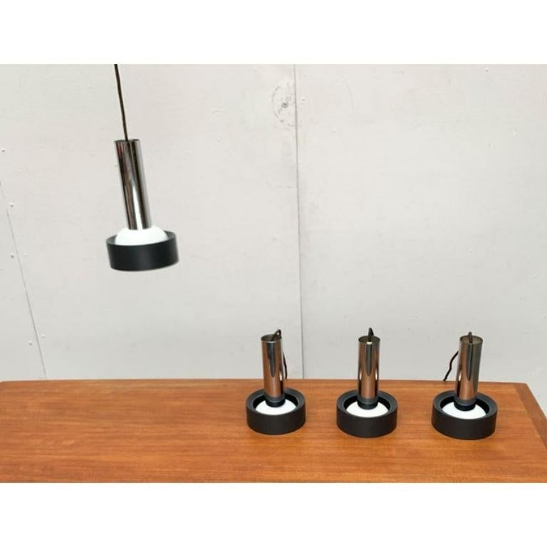 Tedesco Set di 4 lampade a sospensione minimaliste tedesche di metà secolo, anni '60 in vendita