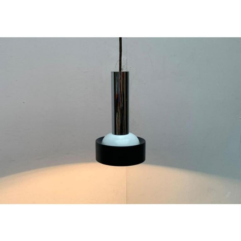 Set di 4 lampade a sospensione minimaliste tedesche di metà secolo, anni '60 In condizioni ottime in vendita a Hamburg, DE