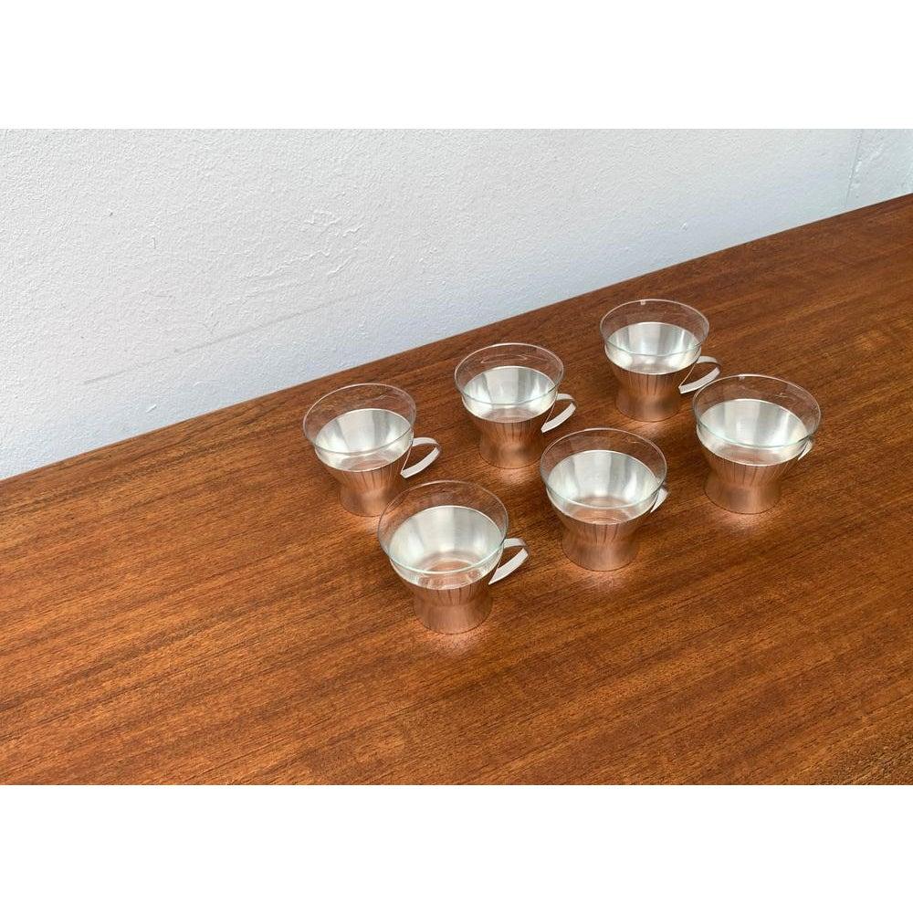 XX secolo Set di 4 bicchieri da tè di metà secolo di WMF, anni '60 in vendita