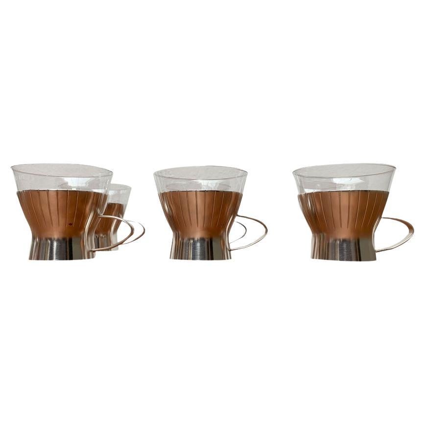 Set of 4 Mid-Century Tea Glasses from WMF, 1960s