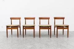Set of 4 Mid-Century Teak Side Chairs