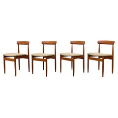 Set of 4 Mid-Century Teak Side Chairs