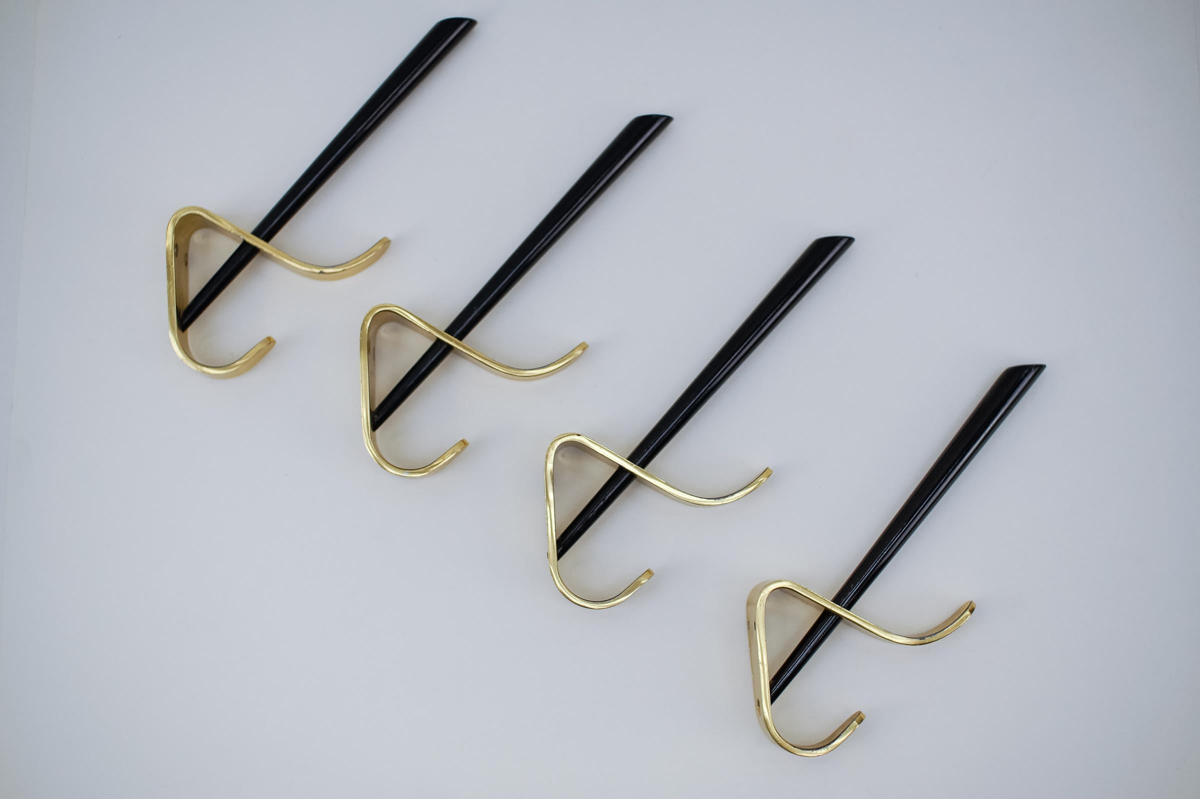 mid century wall hooks