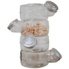 Set of 4 Midcentury Confiserie Jars or Jugs