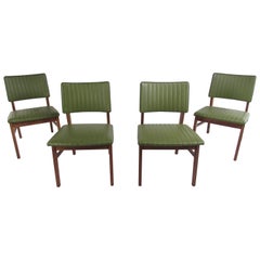 Set of 4 Midcentury Dining Chairs by B.L. Marble Furniture Co.