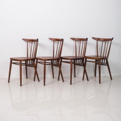 Set of 4 Midcentury Dining Chairs by František Jirak, Czechoslovakia 1960s