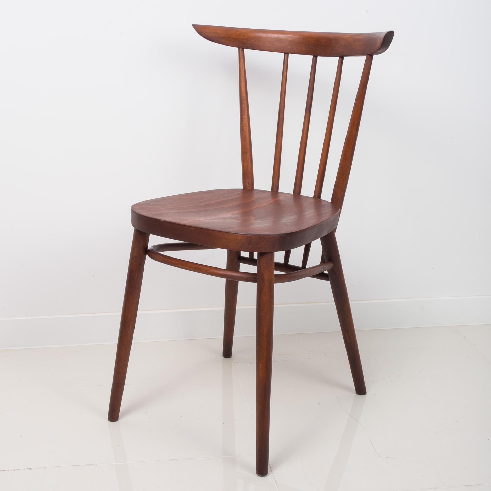 Set of 4 Midcentury Dining Chairs by František Jirak, Czechoslovakia 1960s In Good Condition For Sale In Wrocław, Poland