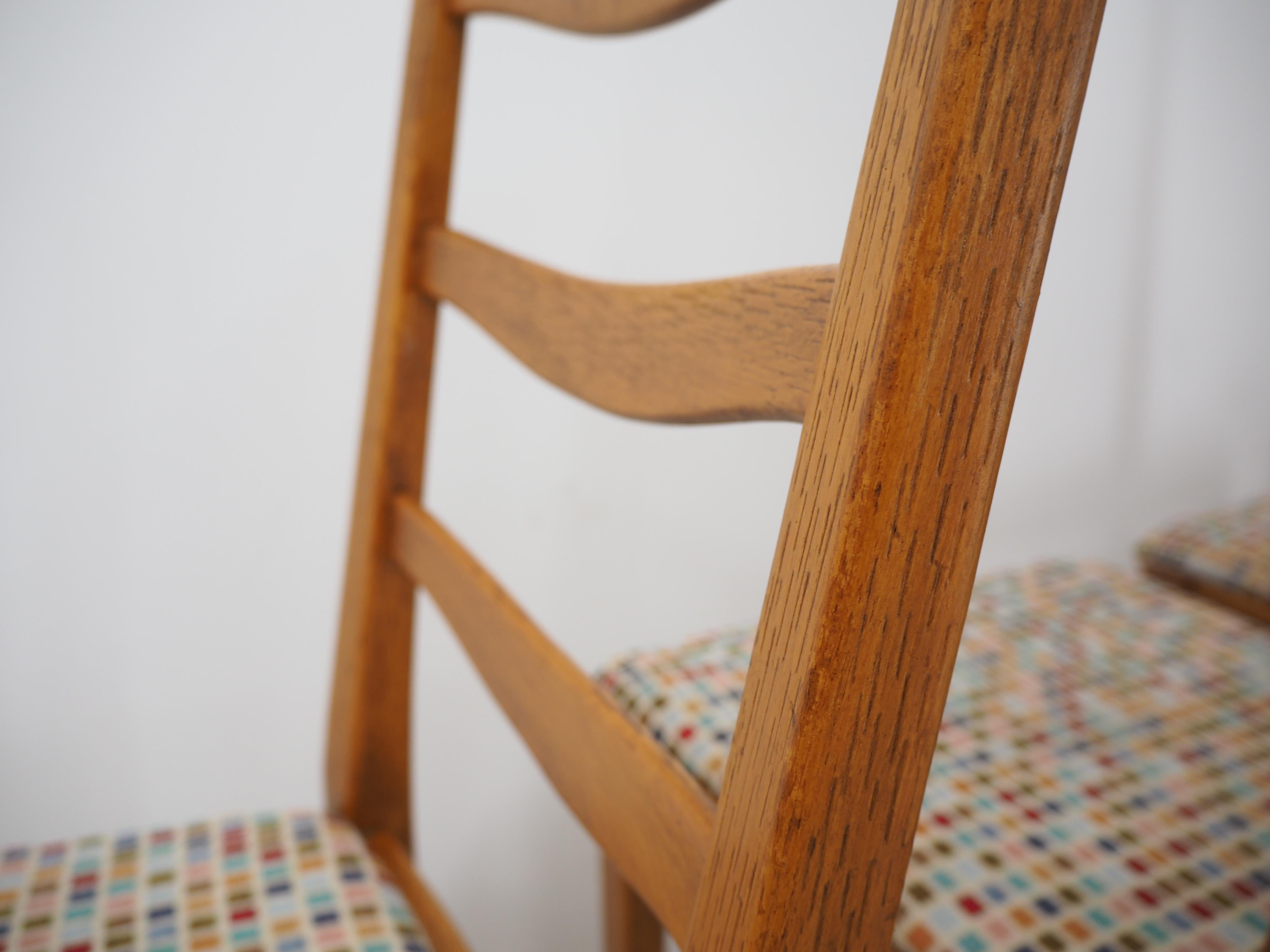 Set of 4 Midcentury Dining Chairs, Interier Praha, Czechoslovakia, 1970s For Sale 4