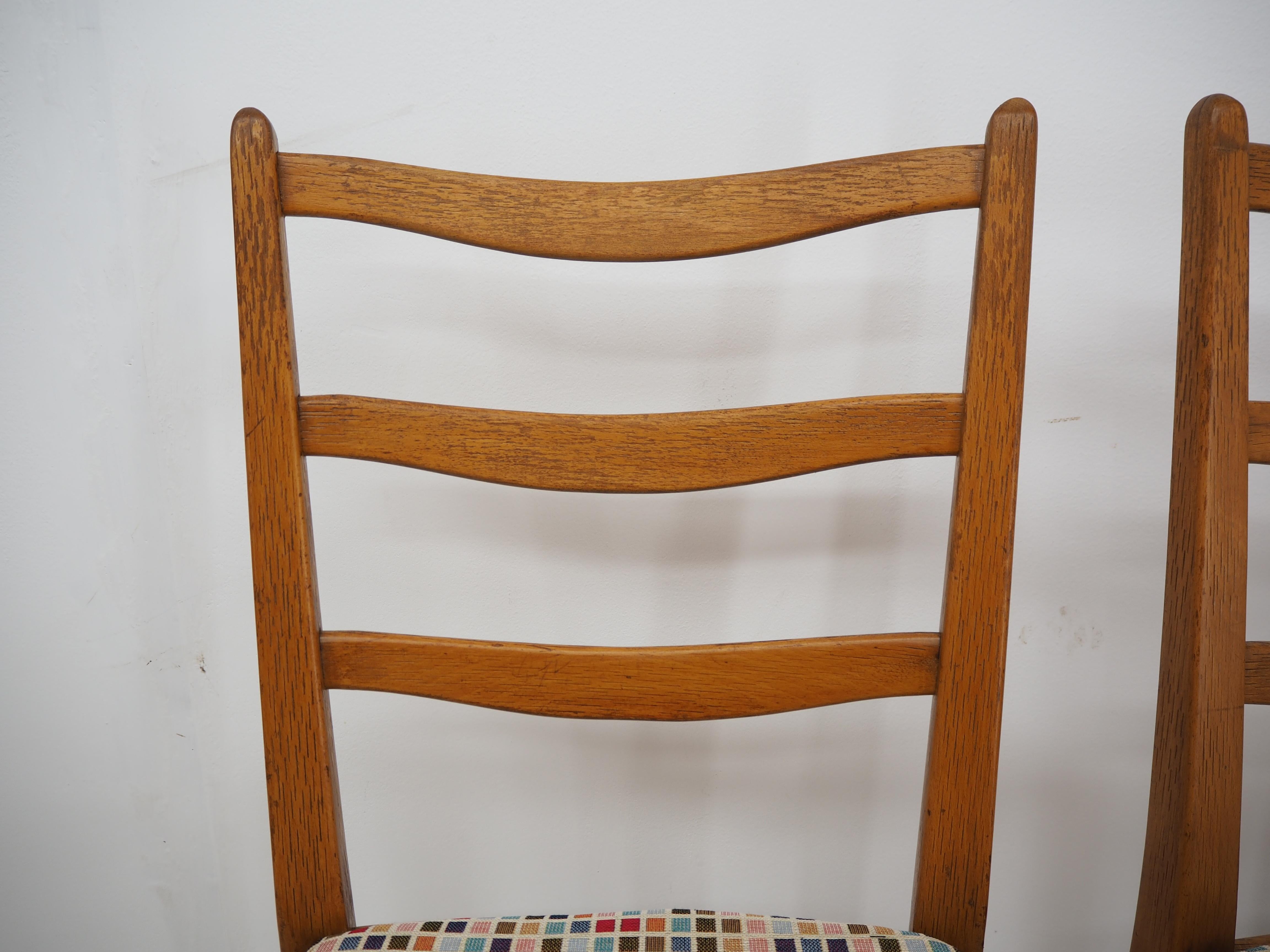 Set of 4 Midcentury Dining Chairs, Interier Praha, Czechoslovakia, 1970s For Sale 2
