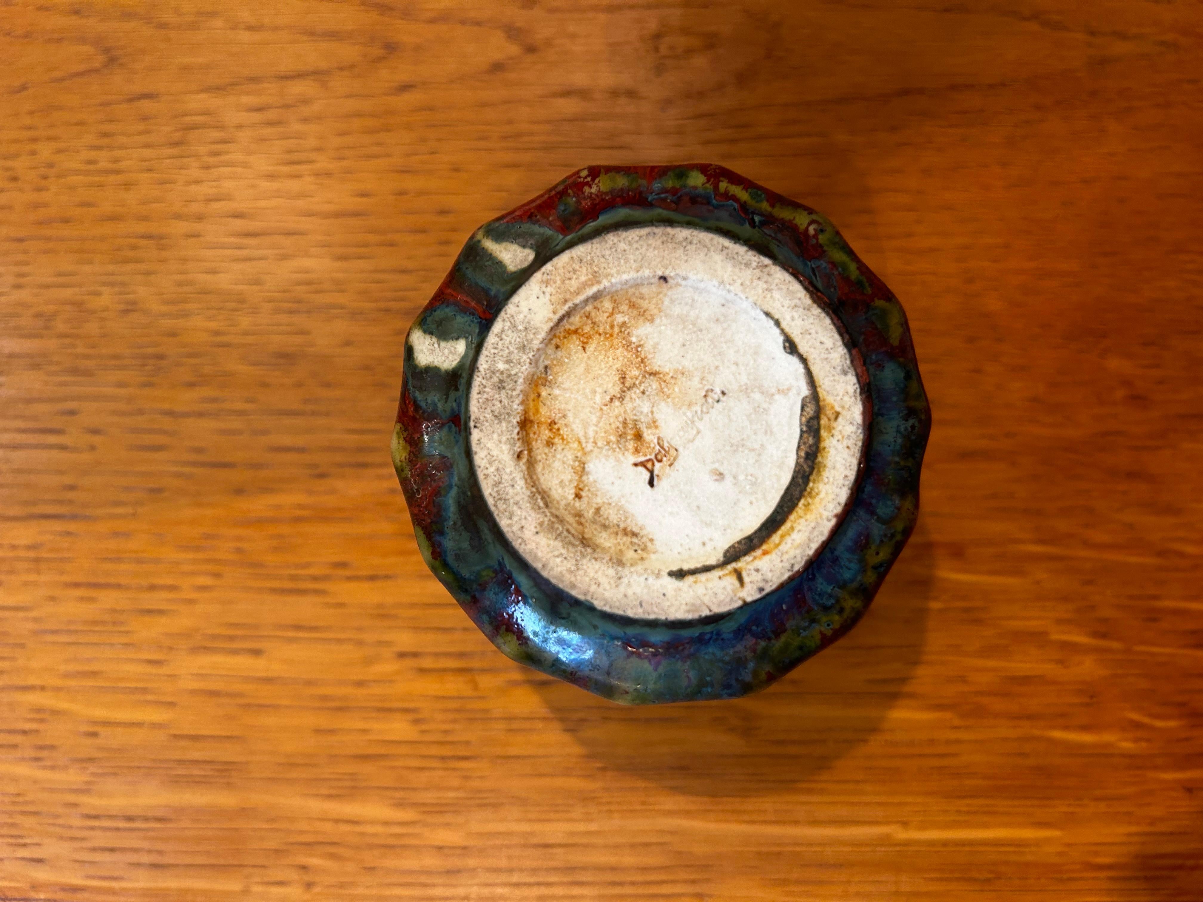 Late 19th Century Set of 4 miniature vases by Pierre-Adrien Dalpayrat, circa 1895 For Sale